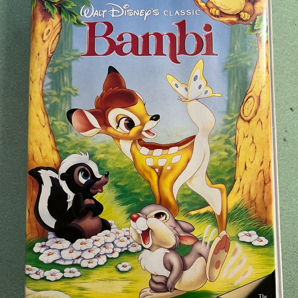 Disney’s Bambi VHS Black Diamond Edition #942-1 – First Pressing Vintage Classic